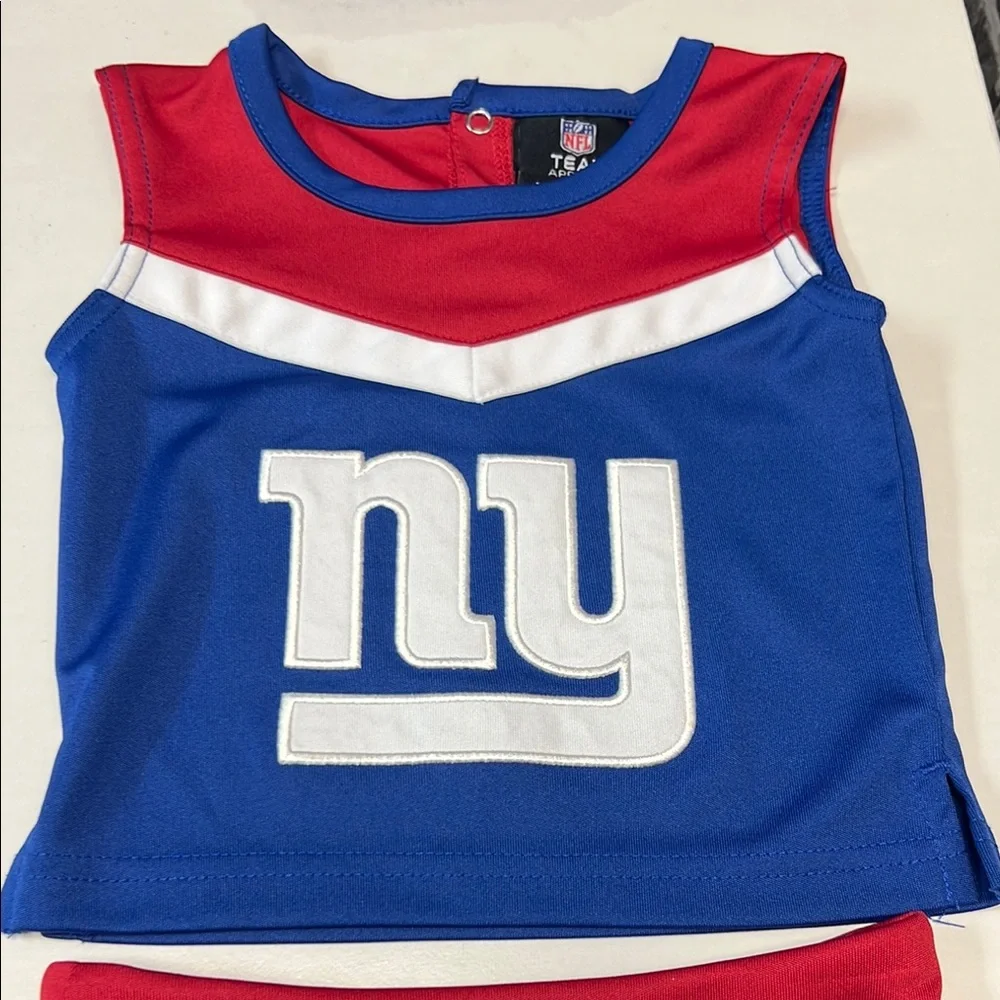 NFL Blue and‎ Red Cheerleader Suit with NY Logo